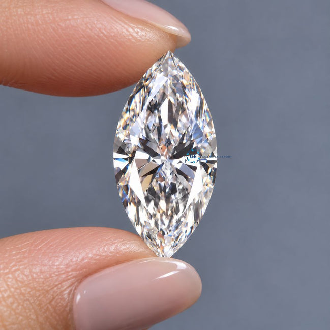 Marquise Cut Loose Lab Grown Diamond, E VVS2 Clarity Diamond Stone