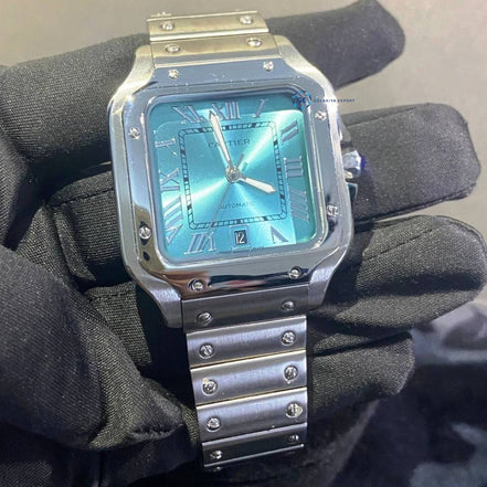 Sky Blue Color Dial Men's Wrist Watch