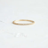 Round Cut Moissanite Eternity Band For Women