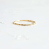 Round Cut Moissanite Eternity Band For Women