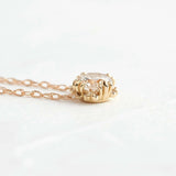 Round Cut Solitaire Moissanite Colorless  Pendant