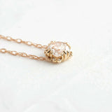 Round Cut Solitaire Moissanite Colorless  Pendant