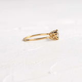 Round Cut Unique Moissanite Engagement Ring