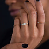 Round Cut Moissanite Eternity Band For Women