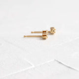 Moissanite Pear Cut Stud Push Back Earring