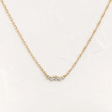Five Stone Round Cut Moissanite Colorless Pendant Gift For Her