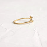 Marquise & Round Cut Moissanite Half Eternity Band