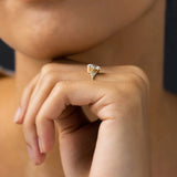 D Color Oval Cut Vintage Moissanite Wedding Ring
