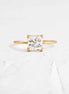 VVS1 Moissanite Princess Cut Solitaire Engagement Ring