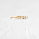 Moissanite Asscher & Round Cut D Color Eternity Band