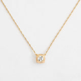 Moissanite Solitaire Round Cut Pendant For Women