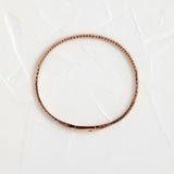 Round Brilliant Cut Moissanite Bangle Bracelet For Women