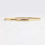 Round Brilliant Cut Moissanite Bangle Bracelet For Women