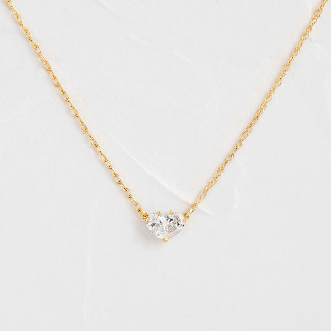 Tow Stone Moissanite Pear Cut Pendant For Women