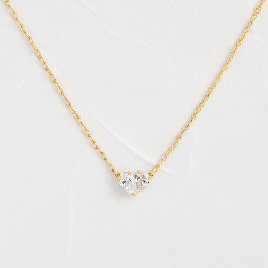 Tow Stone Moissanite Pear Cut Pendant For Women