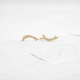 Round Cut Moissanite Stud Earring For Women