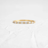 Baguette Cut Moissanite Eternity Wedding Band For Women