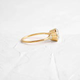 Round Cut Vintage Moissanite Engagement Ring