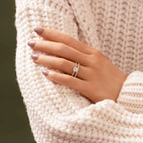 Moissanite Unique Style Colorless Princess Cut Engagement