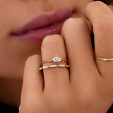 D Color Moissanite Baguette Full Eternity Wedding Band