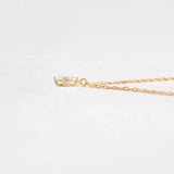 Marquise  Cut Hidden Accent Moissanite Pendant For Women