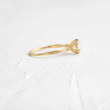 Moissanite VVS1 Twisted Round Cut Wedding Ring