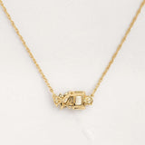 Emerald & Marquise Cut Cluster Moissanite Pendant