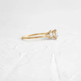 Round Cut Moissanite Colorless Unique Style Wedding Ring