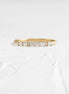 Moissanite D Color Round & Emerald Cut Half Eternity Band