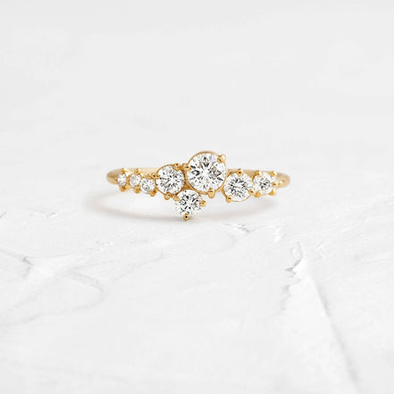 Moissanite D Color Round Cut Unique Band For Women