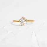 Oval Cut VVS1 Moissanite Engagement Ring