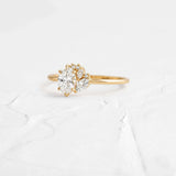 Oval Cut VVS1 Moissanite Engagement Ring