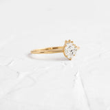 Oval Cut VVS1 Moissanite Engagement Ring