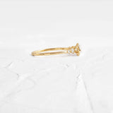 Marquise Cut Moissnaite Vintage Engagement Ring