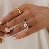 Solitaire Round Cut Moissanite D Color Engagement Ring