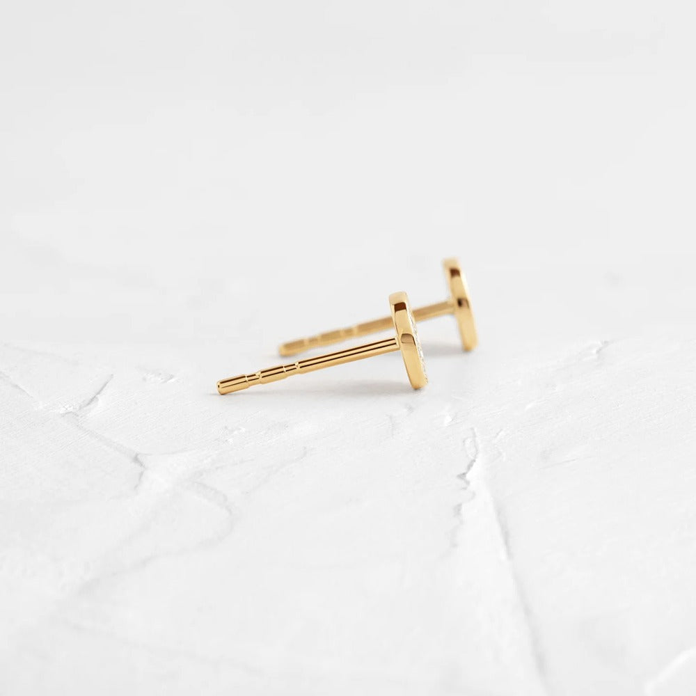 Round Cut D Color Moissanite Stud Earring For Women