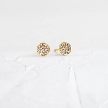 Round Cut D Color Moissanite Stud Earring For Women