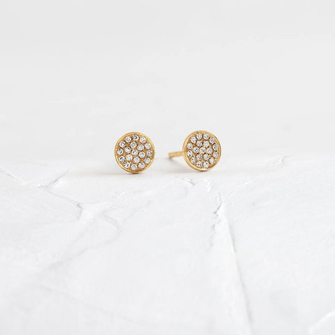 Round Cut D Color Moissanite Stud Earring For Women