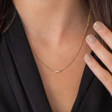 Five Stone Round Cut Moissanite Colorless Pendant Gift For Her