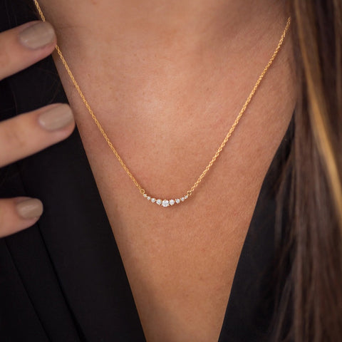Custom Moissanite Round Cut Unique Pendant For Women