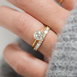 Solitaire Round Cut Moissanite Engagement Ring