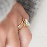 D Color Moissanite Five Stone Marquise Cut Wedding Proposal Ring