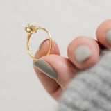 D Color Moissanite Five Stone Marquise Cut Wedding Proposal Ring