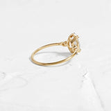 D Color Moissanite Five Stone Marquise Cut Wedding Proposal Ring