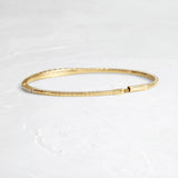 Colorless Moissanite Round Cut Bangle Bracelet Gift For Her