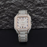Square Dial Luxury Moissanite Men’s Watch