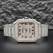 Square Dial Luxury Moissanite Men’s Watch