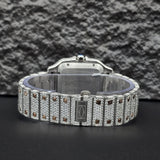 Square Dial Luxury Moissanite Men’s Watch