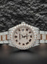 Dual Tone Moissanite Luxury Iced Out Watch Gift For Men's