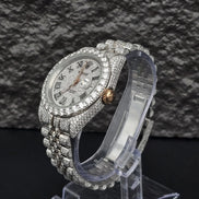 Roman Numeric Elegant Automatic Moissanite Wrist Watch